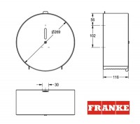 FRANKE JUMBO PORTARROLLOS